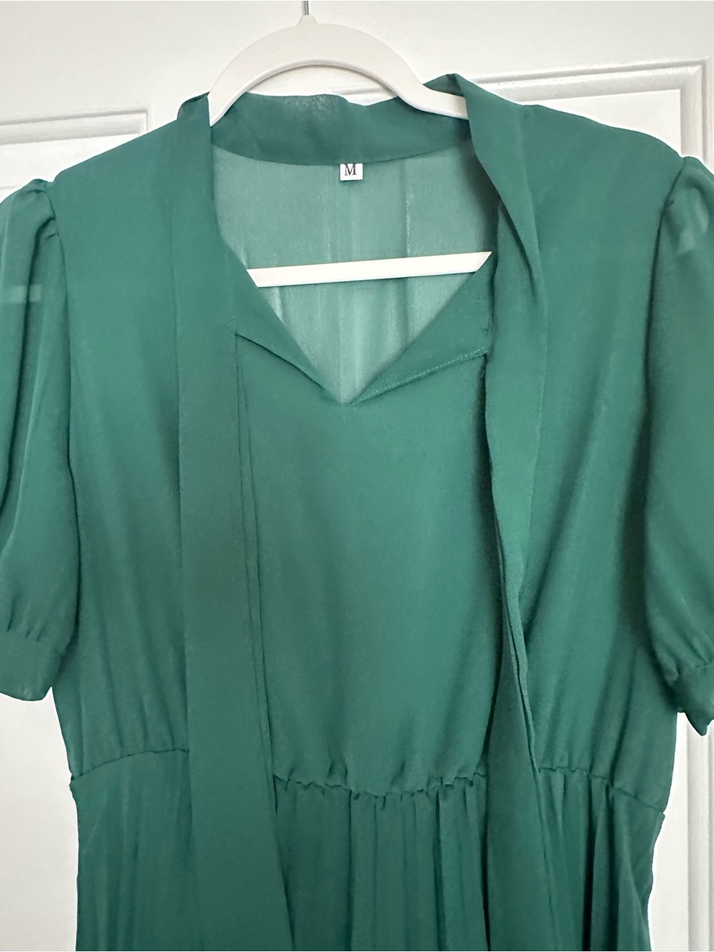 Elegant Green Women’s Dress - Medium